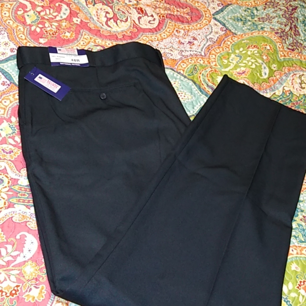 National Patrol Pants Navy Blue 48 R Unhemmed